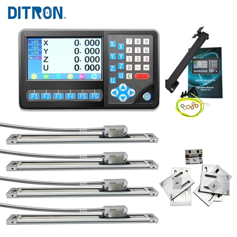 Ditron Sino ׳ƽ , и ӽſ 4   ǵ DRO, ׳ƽ ڴ 0-1000mm ŰƮ, 4PCs